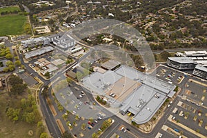 Aerial view of Jamison Centre in Canberra, Australia