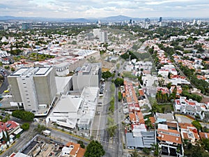 Aerial View: Jardines Universidad over Avenida Naciones Unidas - Horizontal photo