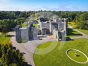 Aerial view. Johnstown Castle. county Wexford. Ireland. photo