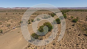 Aerial view of Karoo landscape - South Africa