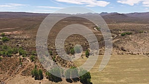 Aerial view of Karoo landscape - South Africa