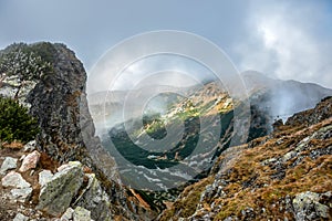 Aerial view from Kasprowy Wierch, Zakopane, National Park, Poland