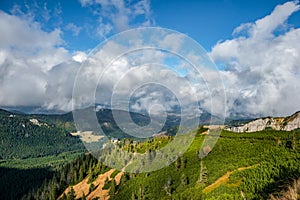 Aerial view from Kasprowy Wierch, Zakopane, National Park, Poland