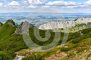 Aerial view from Kasprowy Wierch, Zakopane, Poland photo