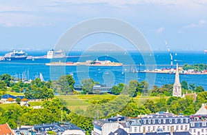 Aerial view of the kastellet in Copenhagen, Denmark