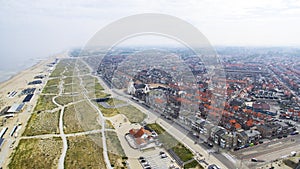 Aerial view on Katwijk aan Zee