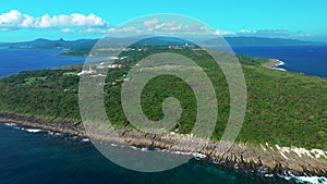 Aerial view of Kenting National Park, Taiwan.