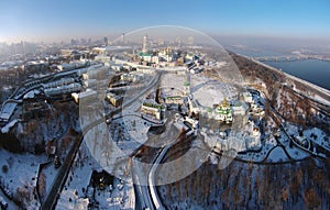 Aerial view of Kiev-Pechersk Lavra