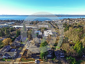 Aerial view of Kirkland Residential area.