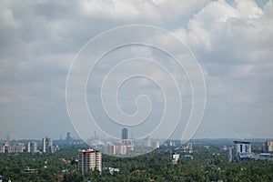 Aerial view of Kochi