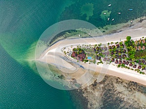 Aerial view of koh Mook or koh Muk island, in Trang, Thailand