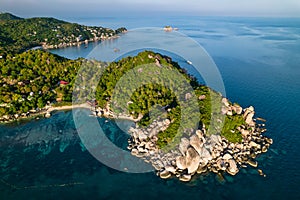 Aerial view of Koh Tao island