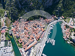 Aerial view of Kotor