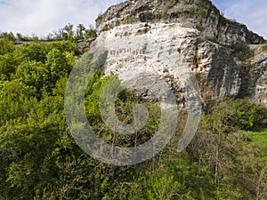 Aerial view of Kovan Kaya at Rhodope Mountains, Bulgaria