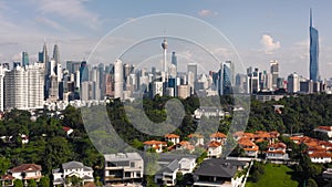 Aerial view of Kuala Lumpur City