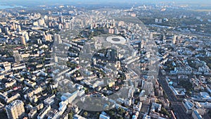 Aerial view of Kyiv by day. Ukraine