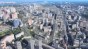 Aerial view of Kyiv by day. Ukraine