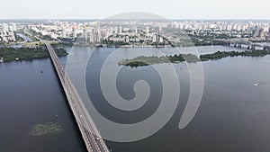 Aerial view of Kyiv by day. Ukraine