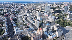 Aerial view of Kyiv by day. Ukraine