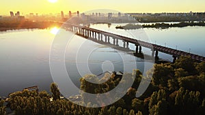 Aerial view of Kyiv by day. Ukraine