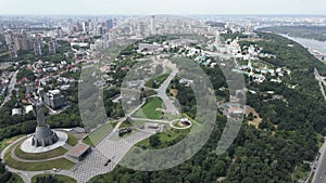 Aerial view of Kyiv by day. Ukraine