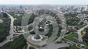 Aerial view of Kyiv by day. Ukraine