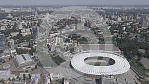 Aerial view of Kyiv by day. Ukraine