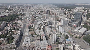 Aerial view of Kyiv by day. Ukraine