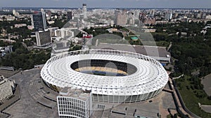 Aerial view of Kyiv by day. Ukraine