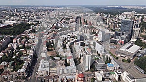 Aerial view of Kyiv by day. Ukraine