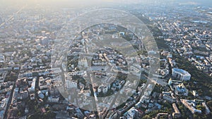 Aerial view of Kyiv by day. Ukraine