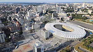 Aerial view of Kyiv by day. Ukraine