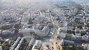 Aerial view of Kyiv by day. Ukraine