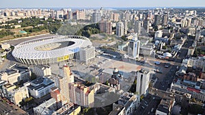 Aerial view of Kyiv by day. Ukraine