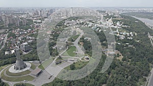 Aerial view of Kyiv by day. Ukraine