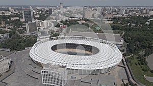 Aerial view of Kyiv by day. Ukraine