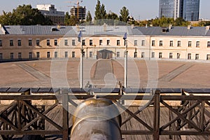 Aerial view of the Kyivv fortress in Ukraine