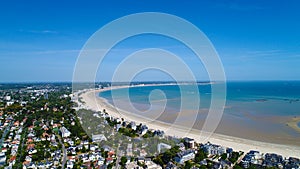 Aerial photo of La Baule Escoublac bay photo