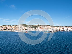 AERIAL VIEW OF LA MADDALENA CITY,SARDINIA