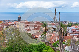 Aerial view of la Orotava town at Tenerife, Canary Islands, Spain photo