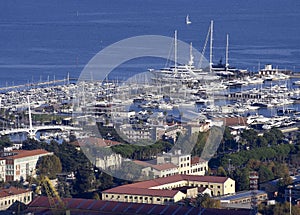 aerial view of la spezia