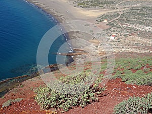 La Tejita Beach. Tenerife Island. Spain. photo