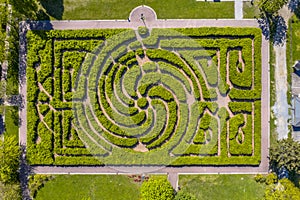 Aerial view of Labyrinth