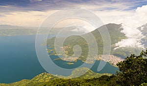 Aerial View Of Lake Atitlan photo