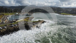 Aerial view of the lake Illawarra