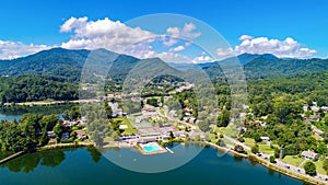 Aerial View of Lake Junaluska