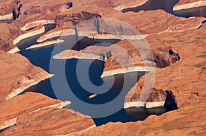 Aerial View of Lake Powell