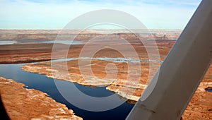 Aerial View of the Lake Powell