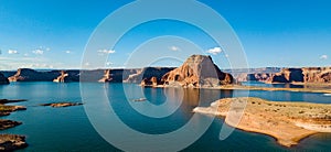 Aerial View Of Lake Powell Near The San Juan River