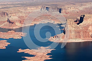 Aerial View of Lake Powell photo